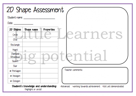 2D shape assessment